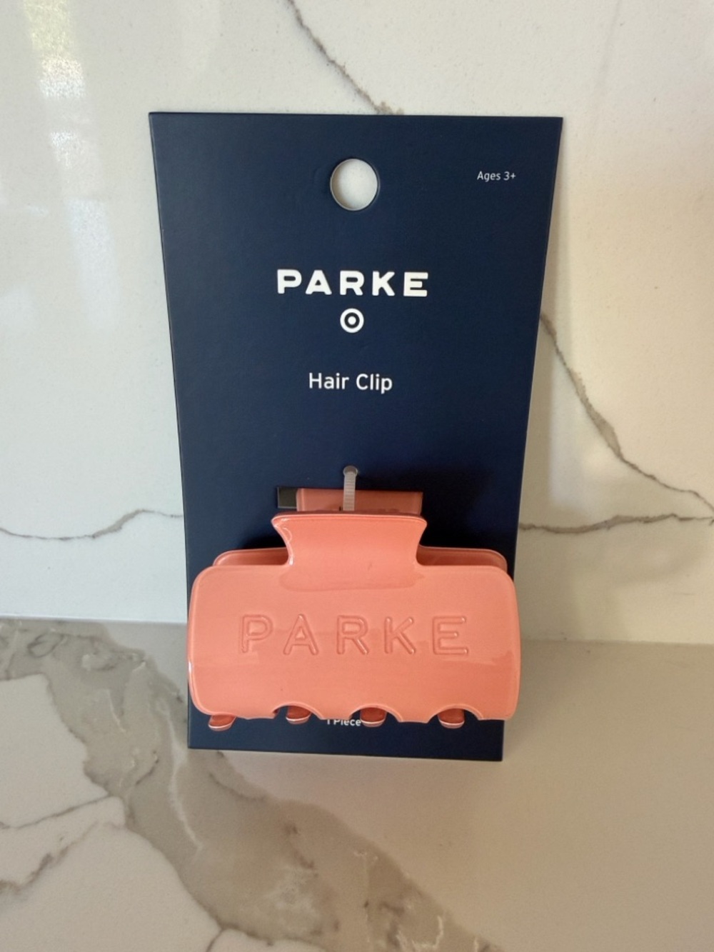 NEW Parke x Target Peach Orange Claw Clip